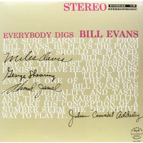 Bill Evans - Everybody Digs Bill Evans - LP { Vinyl LP }