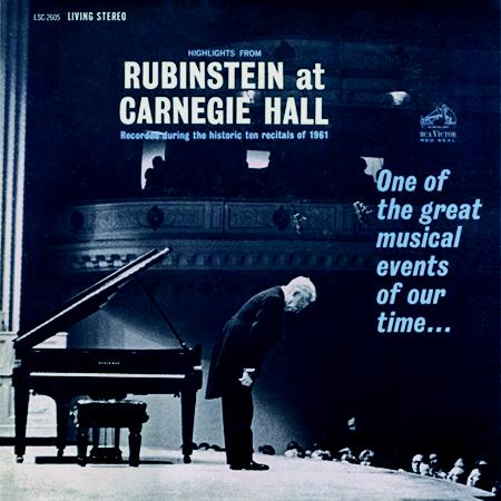 Arthur Rubinstein - Highlights From Rubinstein at Carnegie Hall - Analogue Productions LP { Vinyl LP }