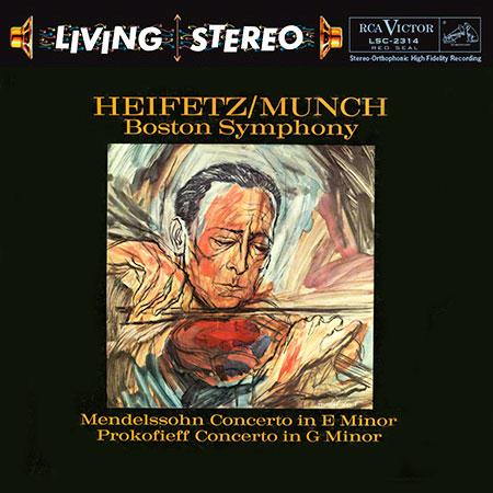 Charles Munch - Mendelssohn: Concerto in E Minor/ Prokofiev: Concerto No. 2 in G Minor - Jascha Heifetz, violin - Analogue Productions LP { Vinyl LP }