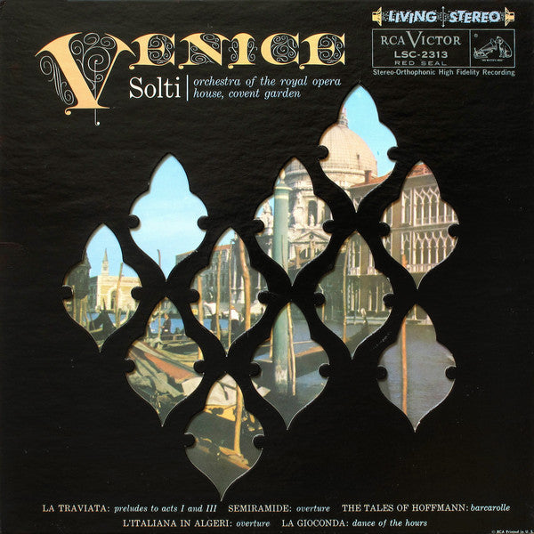 Georg Solti - Venice  (Royal Opera House Orchestra) - Analogue Productions LP { Vinyl LP }