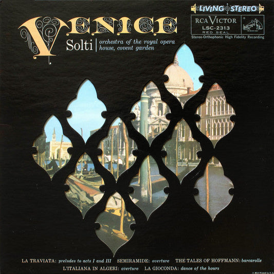 Georg Solti - Venice  (Royal Opera House Orchestra) - Analogue Productions LP { Vinyl LP }