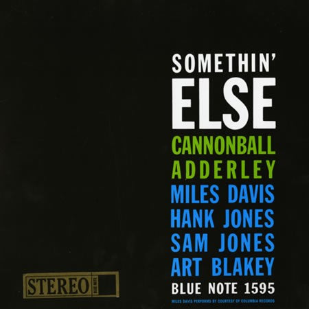 Cannonball Adderley - Somethin' Else - Analogue Productions SACD { Vinyl LP }