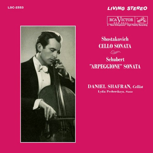 Daniel Shafran Shostakovich & Schubert Cello Sonata & Arpeggione Sonata - Analogphonic LP { Vinyl LP }