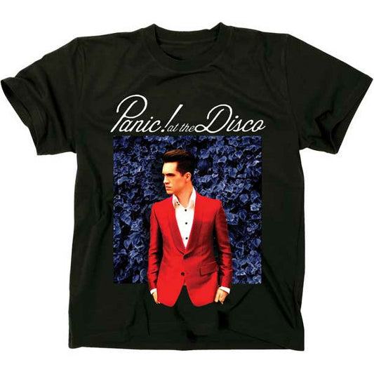 Panic At The Disco Blue Wall Men's T-Shirt { Vinyl LP }