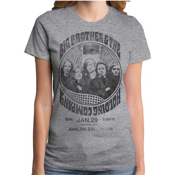Big Brother & the Holding Co. Big Brother Bootleg  Women's T- Shirt { Vinyl LP }