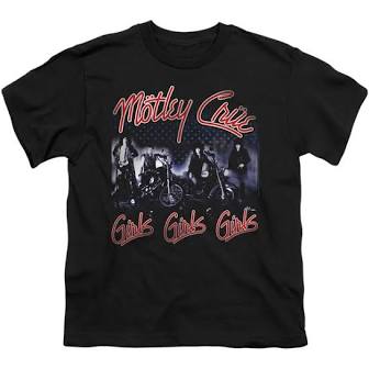 Motley Crue Girls Girls Girls - T-Shirt { Vinyl LP }