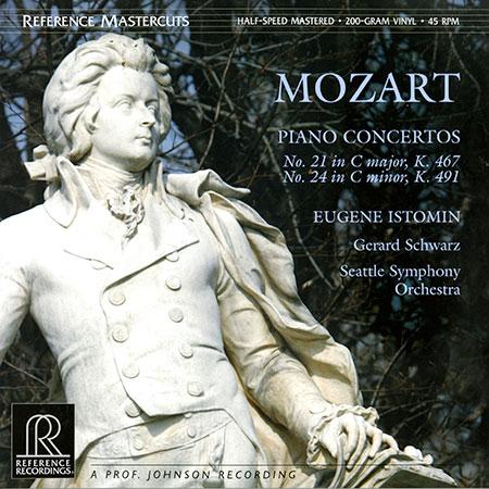 Gerard Schwarz - Mozart: Piano Concertos No. 21 & 24 - Reference Recordings 45rpm LP { Vinyl LP }