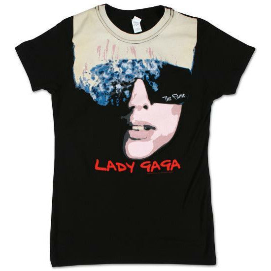 Lady Gaga The Fame Woman's T-Shirt { Vinyl LP }