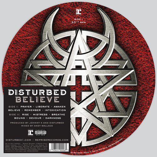 Disturbed - Believe - Picture Disc LP { Vinyl LP }