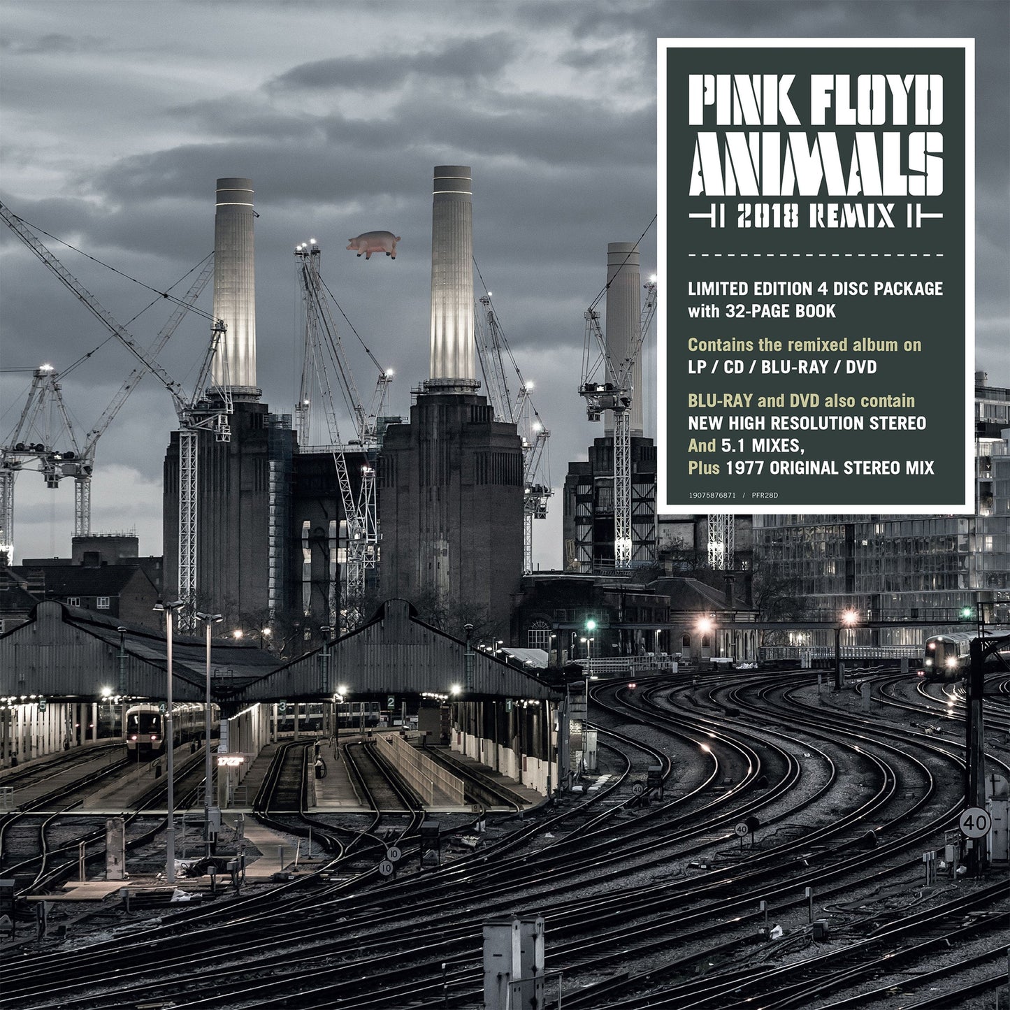 Pink Floyd - Animals (2018 Remix) LP, CD, DVD Audio Disc & Blu-Ray Box Set { Vinyl LP }