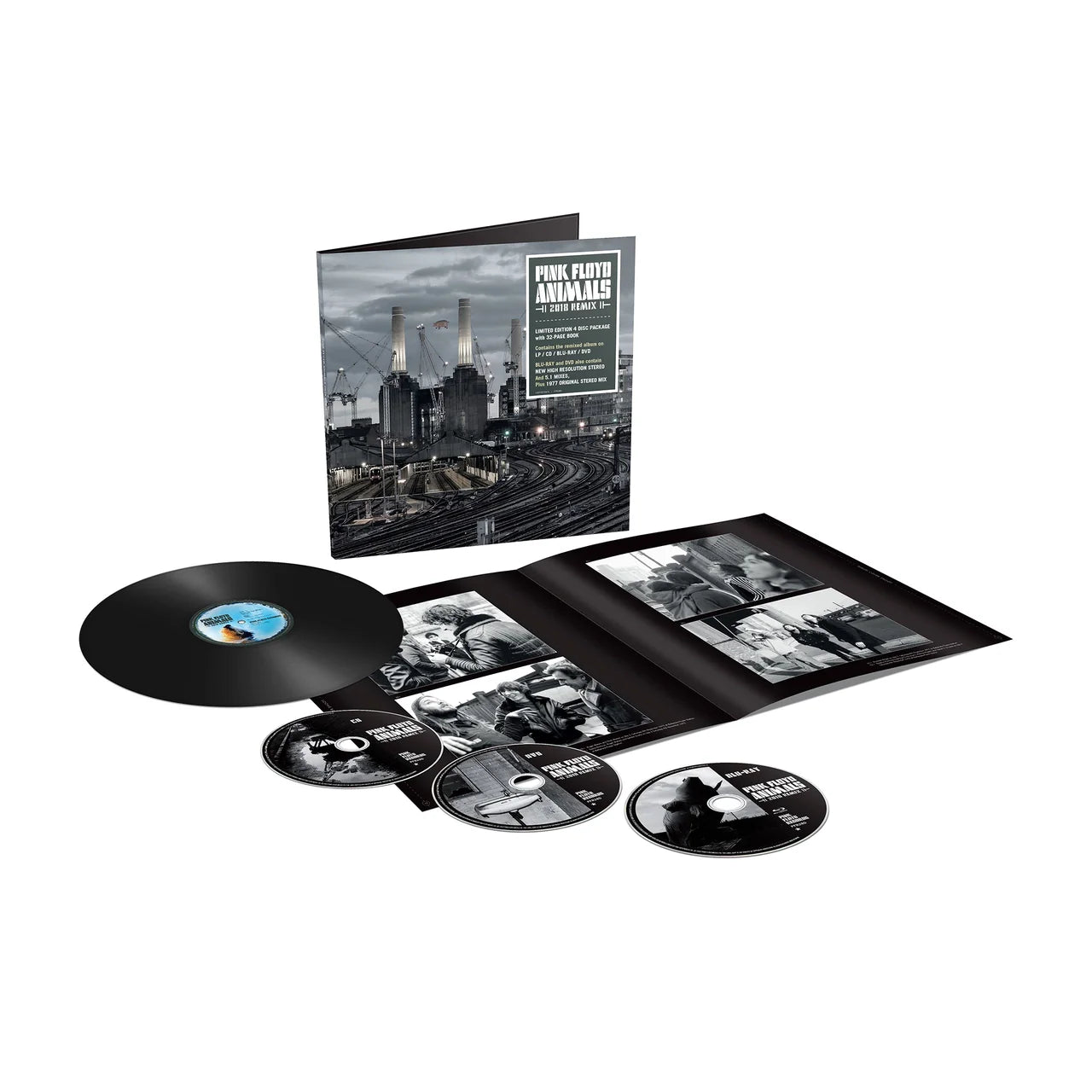 Pink Floyd - Animals (2018 Remix) LP, CD, DVD Audio Disc & Blu-Ray Box Set { Vinyl LP }