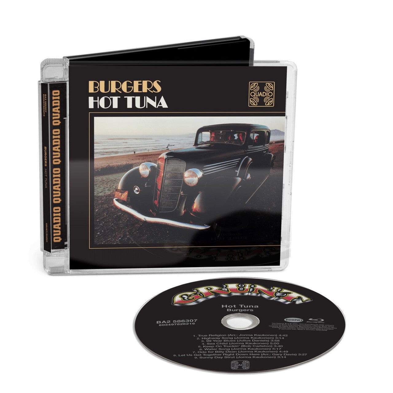 Hot Tuna - Burgers - (Quadio) Blu-Ray Audio Disc { Vinyl LP }