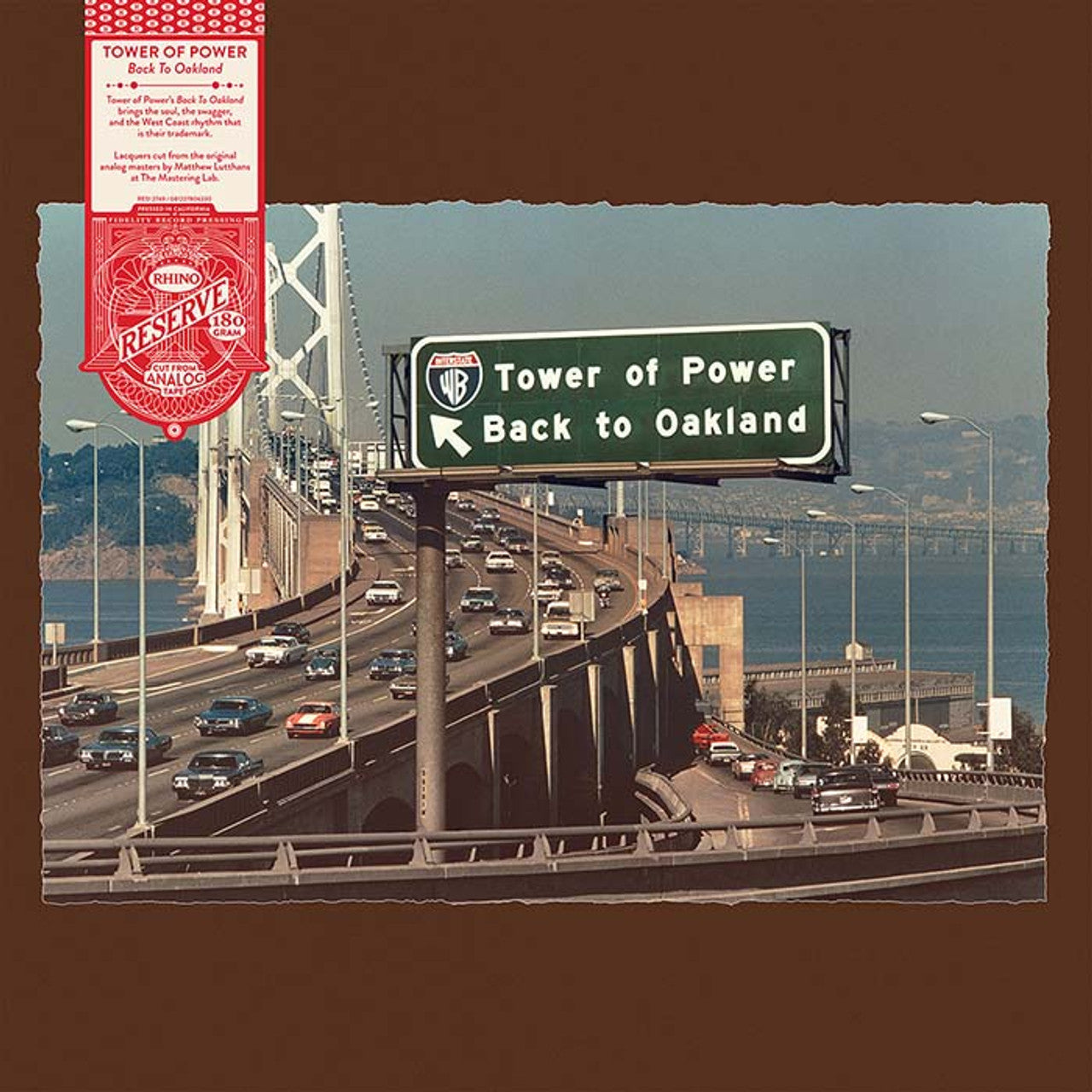 Tower of Power - Back to Oakland - Rhino Reserve LP { Vinyl LP }