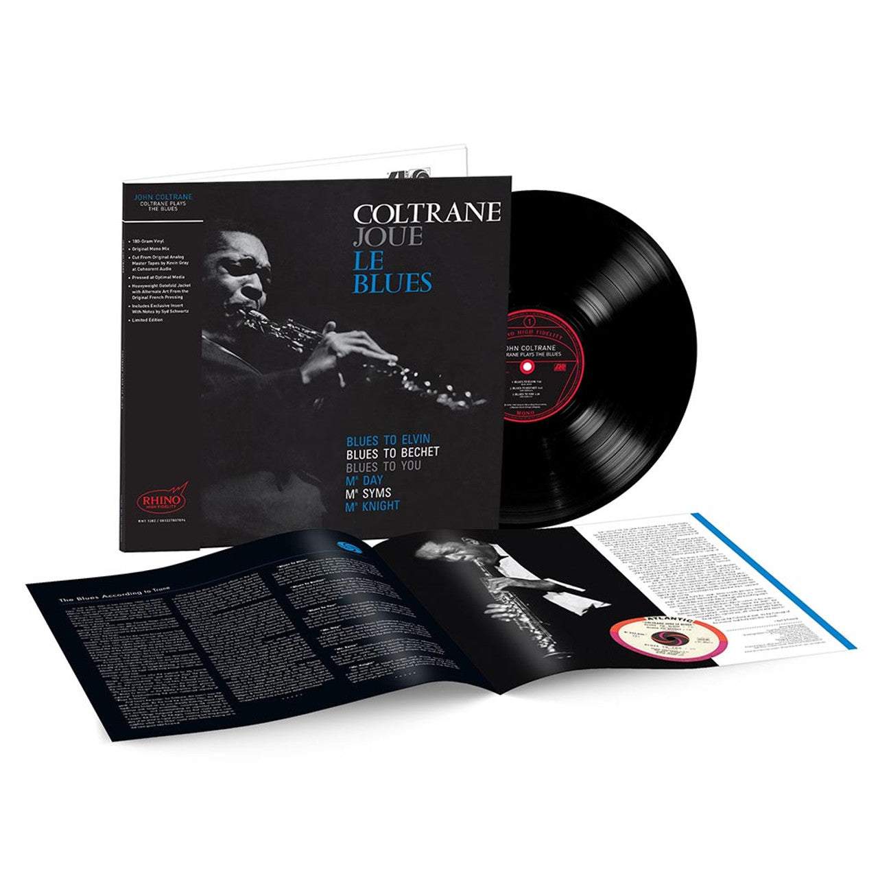 John Coltrane - Coltrane Plays the Blues - Rhino Hi-Fi LP { Vinyl LP }