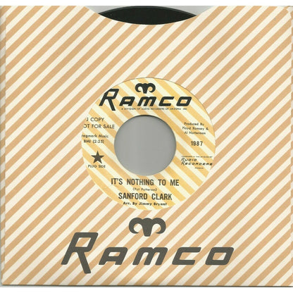 Sanford Clark - It's Nothing To Me / The Fool - Ramco 45 RPM 7" { Vinyl LP }