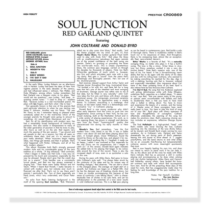 Red Garland Quintet - Soul Junction - OJC LP { Vinyl LP }
