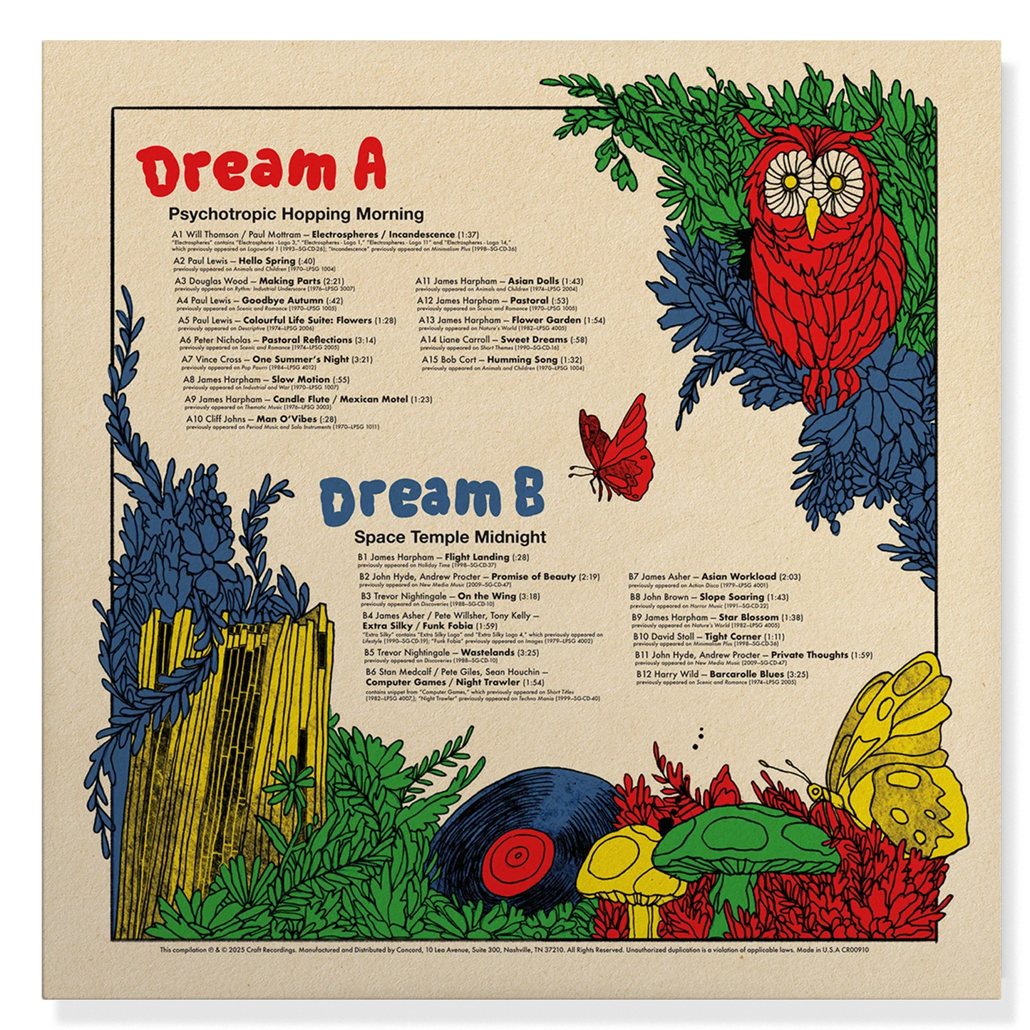 Jazz Dispensary presents Dream A Dream With Studio G: Cratedigger's Archive (1970-2009) - LP { Vinyl LP }